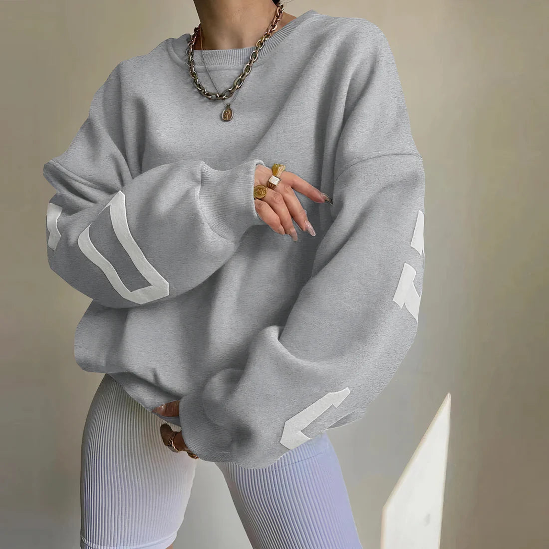 Elena | Urban Statement-Pullover in Übergröße für Damen