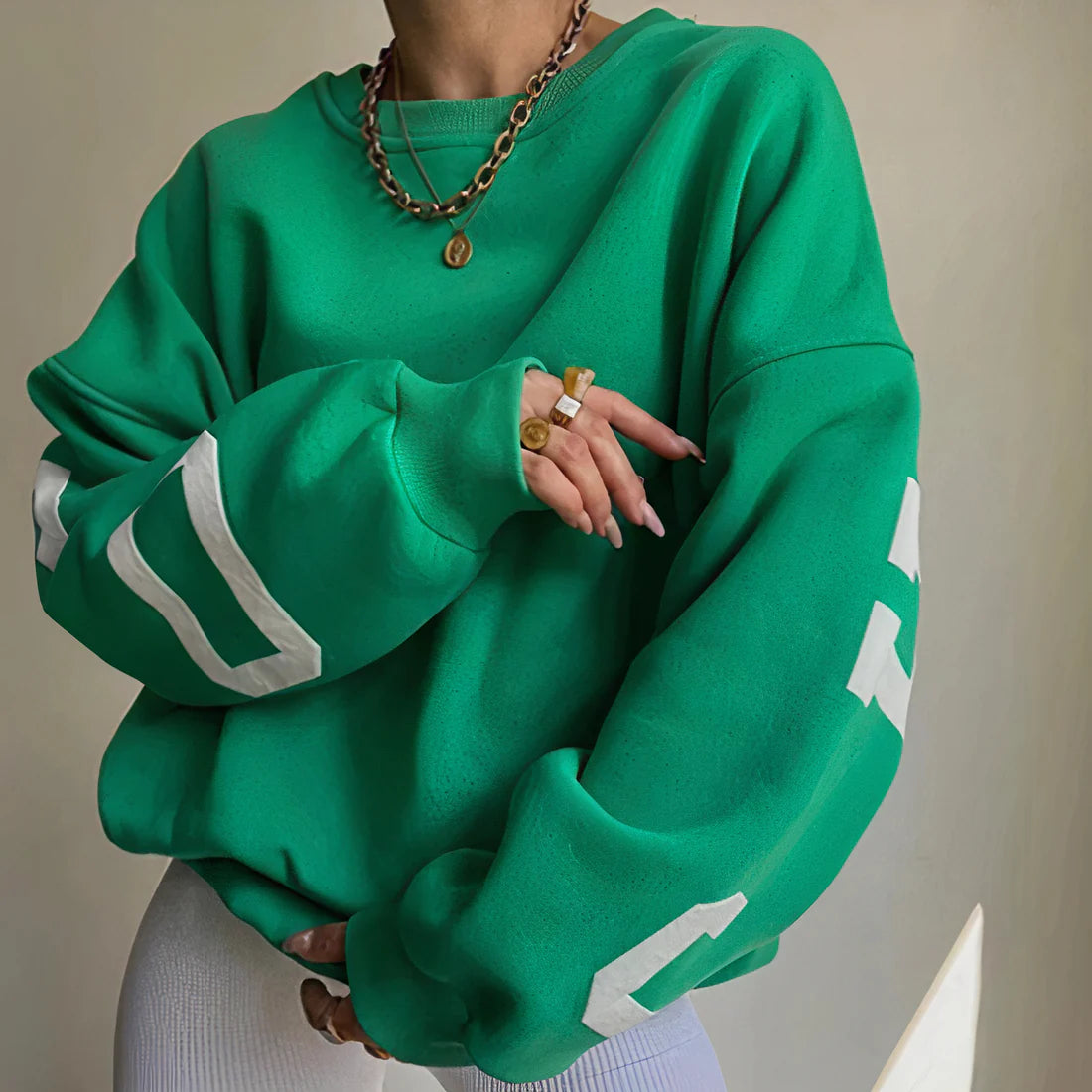 Elena | Urban Statement-Pullover in Übergröße für Damen