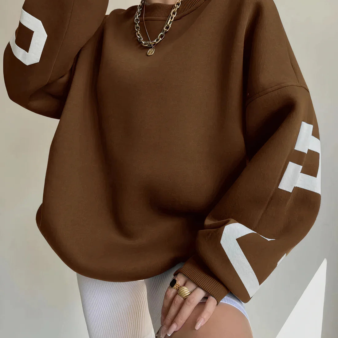 Elena | Urban Statement-Pullover in Übergröße für Damen