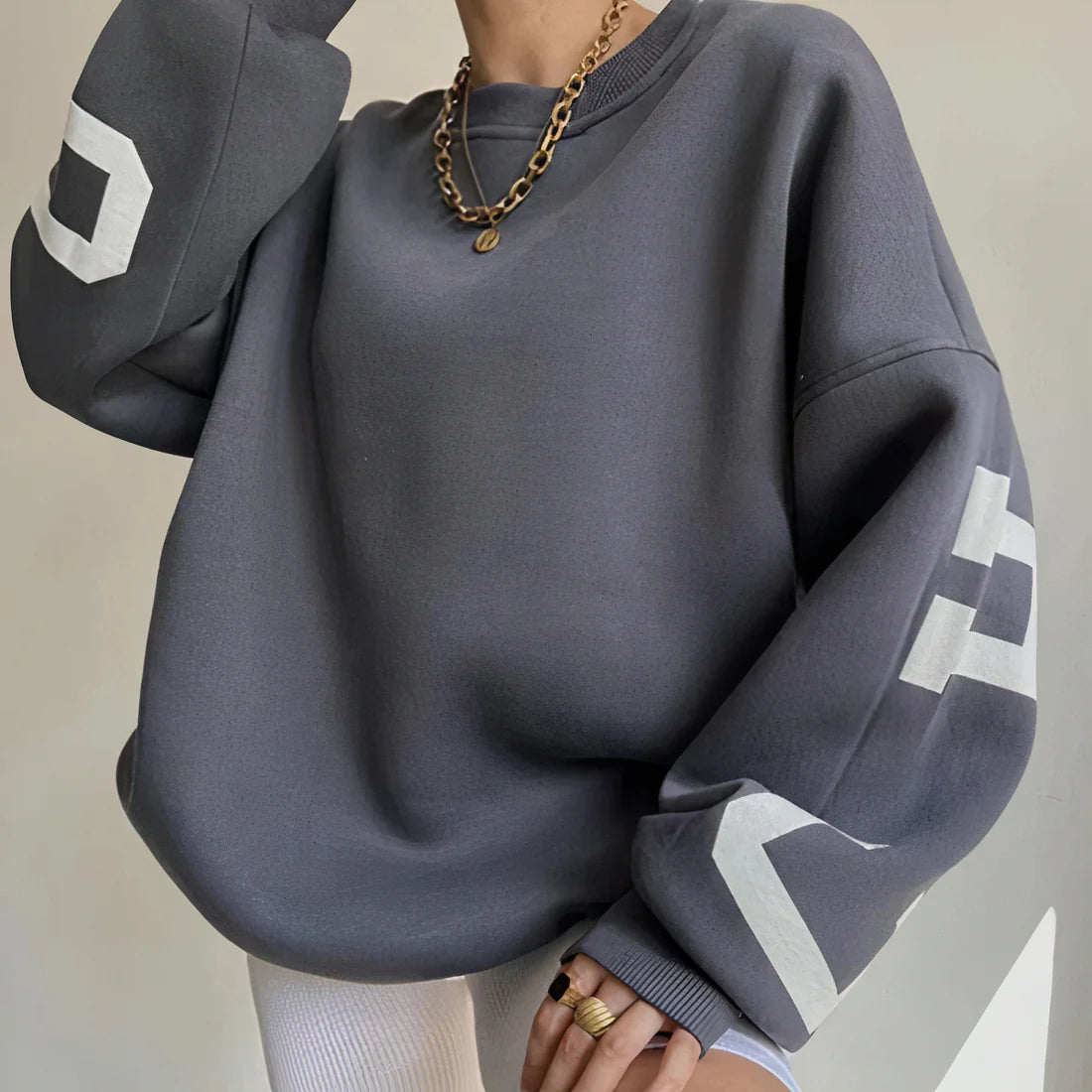 Elena | Urban Statement-Pullover in Übergröße für Damen