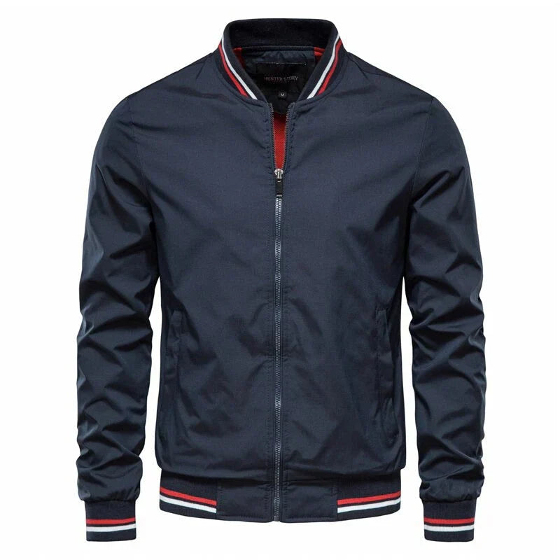 Fabian | Leichte Bomberjacke mit sportlichen Details für Herren