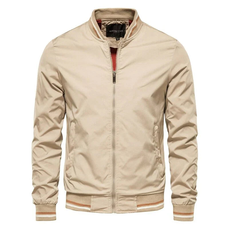 Fabian | Leichte Bomberjacke mit sportlichen Details für Herren