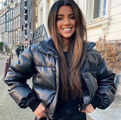 Mila | Trendige Puffer-Bomberjacke für Damen