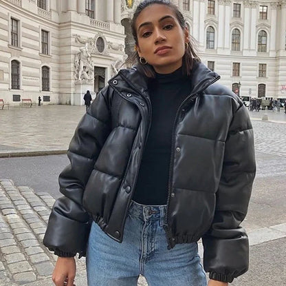 Mila | Trendige Puffer-Bomberjacke für Damen